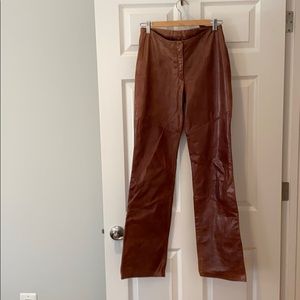 Real leather pants - high quality workmanship
